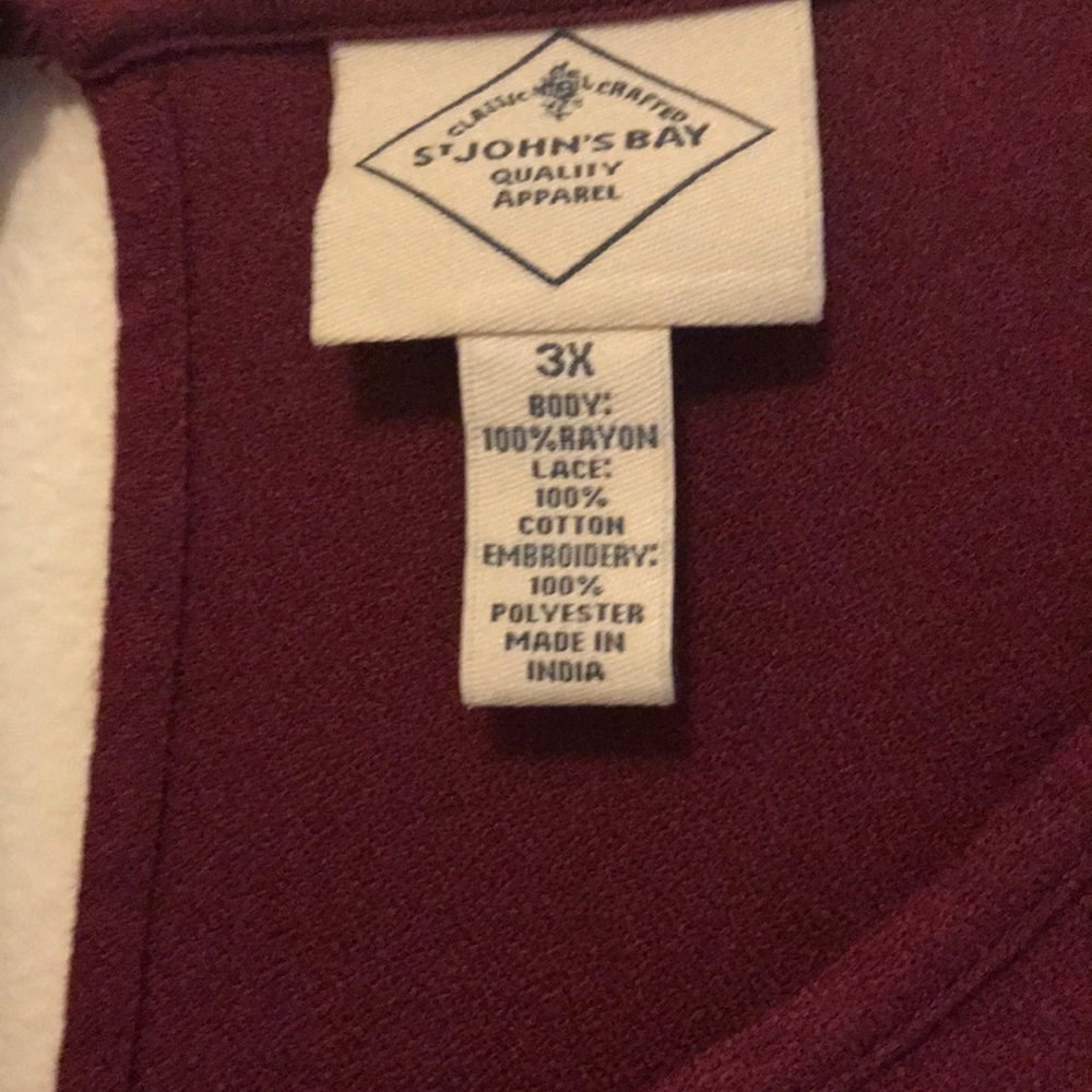 Maroon blouse - Picture 2 of 3